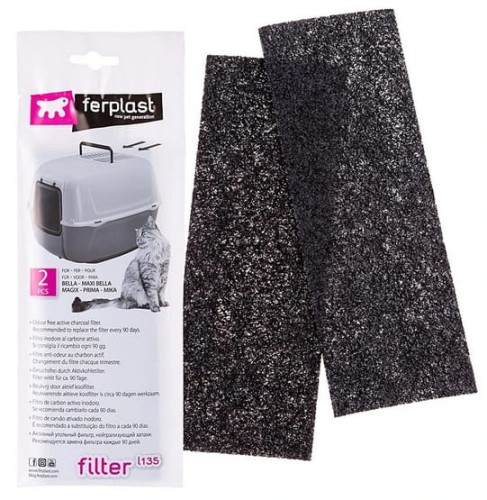 Przejdź do produktu Ferplast L 135 Filtr węglowy do toalet dla kotów [93431017]