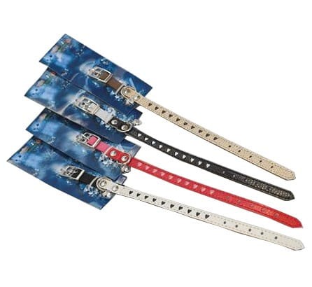 Przejdź do produktu Yarro Obroża z serduszkami dla kota 26cm czarna [Y1603]