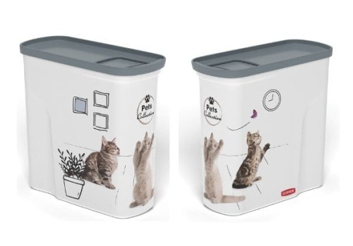 Przejdź do produktu Curver Pet Life Pojemnik na kocią karmę 1kg / 2L