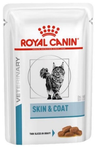 Przejdź do produktu Royal Canin Veterinary Care Nutrition Feline Skin & Coat saszetka 85g - karma weterynaryjna dla kota