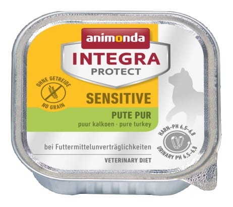 Przejdź do produktu Animonda Integra Protect Sensitive - z indykiem tacka 100g - karma weterynaryjna dla kota