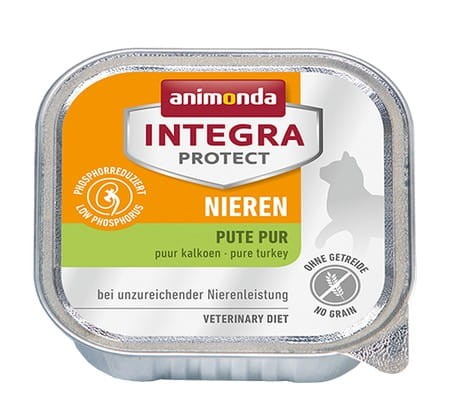 Przejdź do produktu Animonda Integra Protect Nieren - z indykiem tacka 100g - karma weterynaryjna dla kota