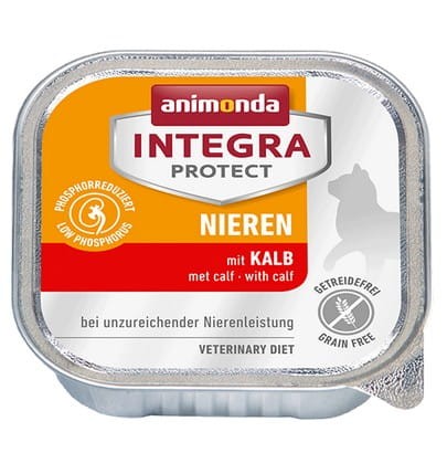Przejdź do produktu Animonda Integra Protect Nieren  - z cielęciną tacka 100g - karma weterynaryjna dla kota