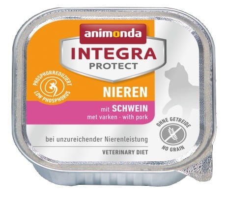 Przejdź do produktu Animonda Integra Protect Nieren - z wieprzowiną tacka 100g - karma weterynaryjna dla kota