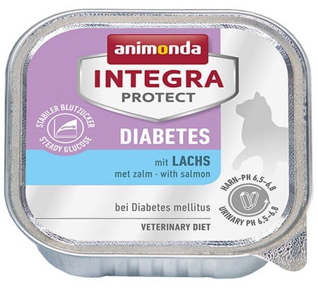 Przejdź do produktu Animonda Integra Protect Diabetes - z łososiem tacka 100g – karma weterynaryjna dla kota