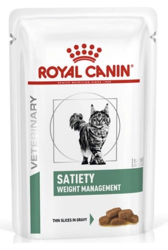 Przejdź do produktu Royal Canin Veterinary Diet Feline Satiety Weight Management saszetka 85g - karma weterynaryjna dla kota