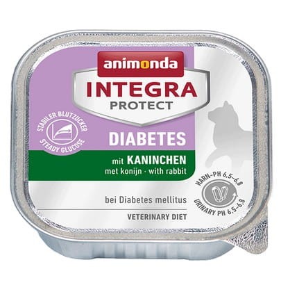 Przejdź do produktu Animonda Integra Protect Diabetes - z królikiem tacka 100g – karma weterynaryjna dla kota