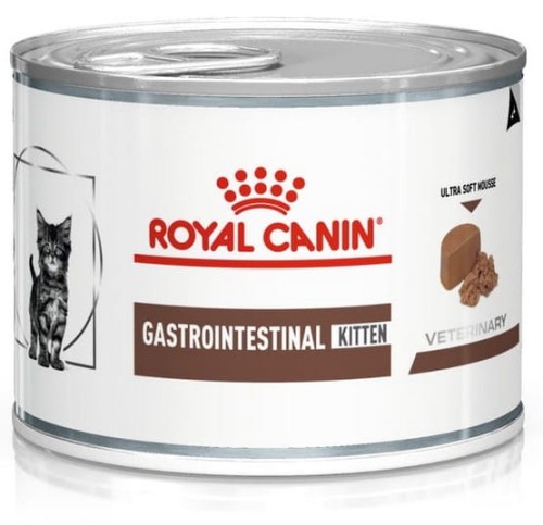 Przejdź do produktu Royal Canin Veterinary Diet Feline Kitten Gastrointestinal puszka 195g - karma weterynaryjna dla kota