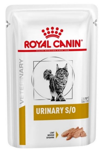 Przejdź do produktu Royal Canin Veterinary Diet Feline Urinary S/O in loaf saszetka 85g - karma weterynaryjna dla kota