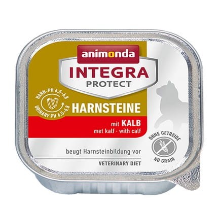 Przejdź do produktu Animonda Integra Protect Harnsteine - z cielęciną tacka 100g - karma weterynaryjna dla kota