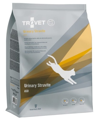 Przejdź do produktu Trovet ASD Urinary Struvite 2,5kg - karma weterynaryjna dla kota
