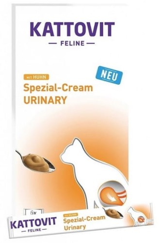 Przejdź do produktu Kattovit Feline Pasta Urinary Cream 90g (6x15g) - przysmak dla kota