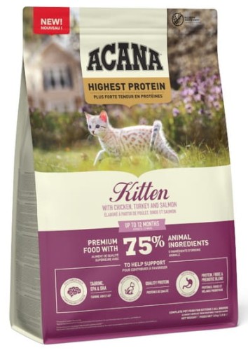 Przejdź do produktu Acana Highest Protein Kitten 1,8kg - karma sucha dla kota