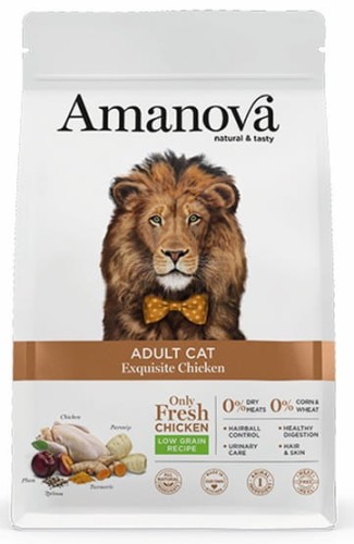 Przejdź do produktu Amanova Cat Adult Exquisite Chicken - kurczak 1,5kg - karma sucha dla psa