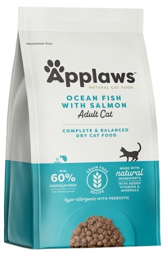 Przejdź do produktu Applaws Cat Adult Ocean Fish & Salmon 6kg - karma sucha dla kota