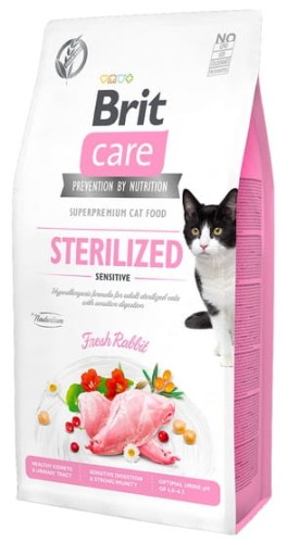 Przejdź do produktu Brit Care Cat Grain Free Sterilized Sensitive 7kg - karma sucha dla kota