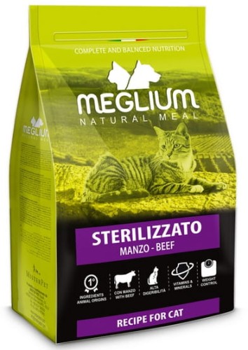 Przejdź do produktu Meglium Cat Adult Neutered Beef – Wołowina - 10kg - karma sucha dla kota