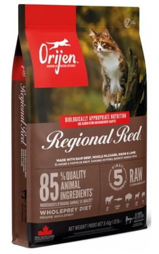 Przejdź do produktu Orijen Regional Red Cat 5,4kg - karma sucha dla kota