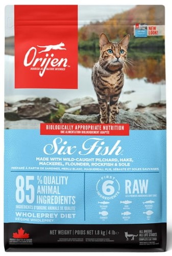 Przejdź do produktu Orijen Cat 6 Fish 1,8kg - karma sucha dla kota