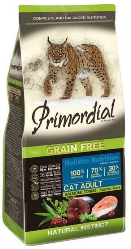 Przejdź do produktu Primordial Cat Grain Free Adult Salmon & Tuna – Łosoś i Tuńczyk  2kg - karma sucha dla kota