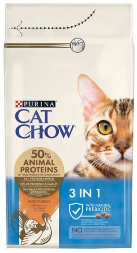 Przejdź do produktu Purina Cat Chow 3in1 z indykiem 1,5kg - karma sucha dla kota