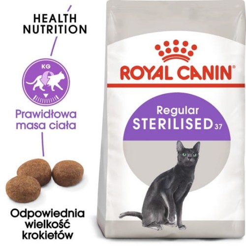 Przejdź do produktu Royal Canin Sterilised – karma sucha dla kotów dorosłych, sterylizowanych 400g