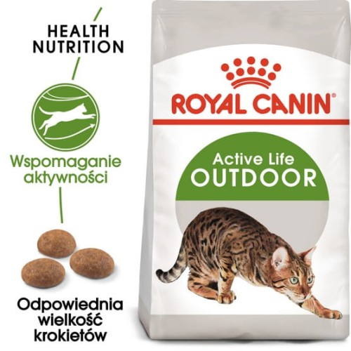 Przejdź do produktu Royal Canin Outdoor – karma sucha dla kotów dorosłych, wychodzących na zewnątrz 400g