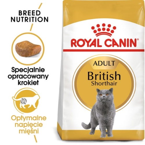 Przejdź do produktu Royal Canin British Shorthair Adult - karma sucha dla kotów dorosłych rasy brytyjski krótkowłosy 2kg