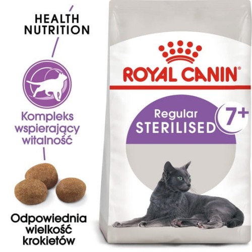 Przejdź do produktu Royal Canin Sterilised 7+ - karma sucha dla kotów dorosłych, od 7 do 12 roku życia, sterylizowanych 1,5kg