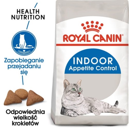Przejdź do produktu Royal Canin Indoor Apetite Control – karma sucha dla kotów dorosłych, przebywających w domu, domagających się jedzenia 2kg