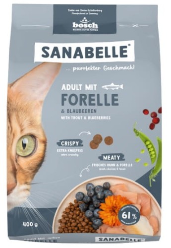 Przejdź do produktu Sanabelle Adult Forelle - z pstrągiem 2kg - karma sucha dla kota
