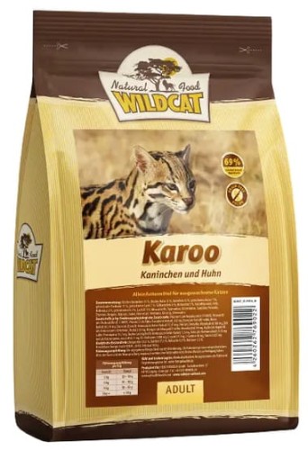 Przejdź do produktu Wildcat Karoo - królik i drób 500g - karma sucha dla kota