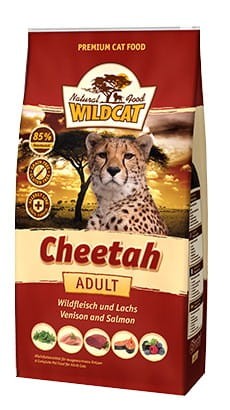 Przejdź do produktu Wildcat Cheetah - dziczyzna i łosoś 3kg - karma sucha dla kota
