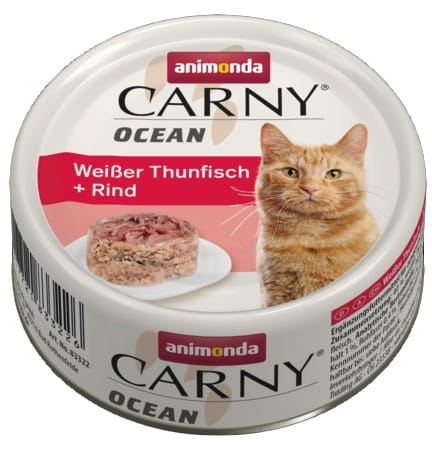 Przejdź do produktu Animonda Carny Ocean tuńczyk i wołowina 80g - karma mokra dla kota