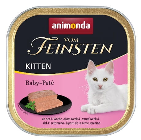 Przejdź do produktu Animonda vom Feinsten Cat Kitten Baby Pate tacka 100g - karma mokra dla kota