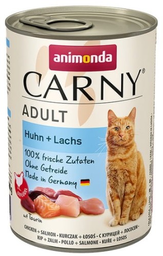 Przejdź do produktu Animonda Carny Adult Kurczak + Łosoś puszka 400g - karma mokra dla kota