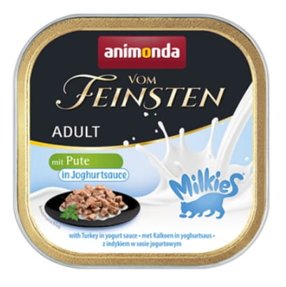 Przejdź do produktu Animonda vom Feinsten Milkies Cat Indyk + Mleko tacka 100g - karma mokra dla kota