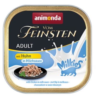 Przejdź do produktu Animonda vom Feinsten Milkies Cat Kurczak + Mleko tacka 100g - karma mokra dla kota