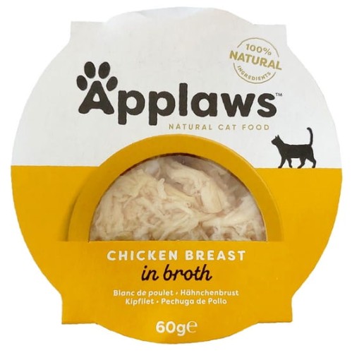 Przejdź do produktu Applaws miseczka Pierś z Kurczaka z Ryżem 60g - karma mokra dla kota