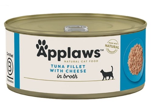 Przejdź do produktu Applaws puszka Tuńczyk i Ser 156g - monobiałkowa karma mokra dla kota