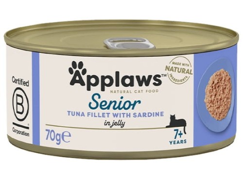 Przejdź do produktu Applaws puszka Senior tuńczyk & sardynka 70g - karma mokra dla kota