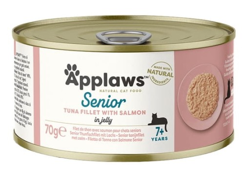 Przejdź do produktu Applaws puszka Senior tuńczyk & łosoś 70g - karma mokra dla kota