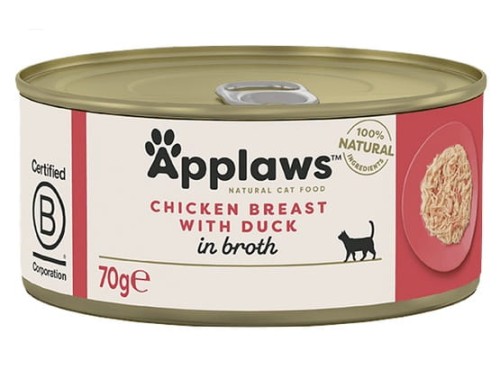 Przejdź do produktu Applaws puszka Kurczak i Kaczka 70g - karma mokra dla kota