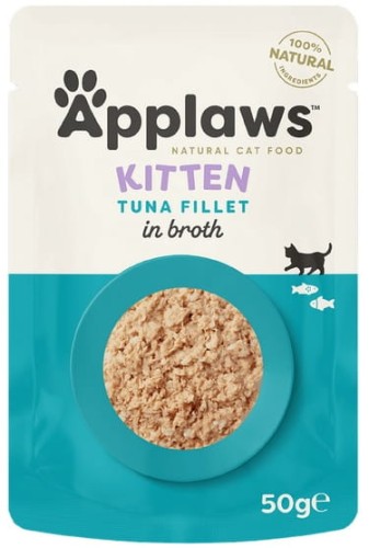 Przejdź do produktu Applaws saszetka dla kota Kitten Tuńczyk w rosole 50g - karma mokra dla kota