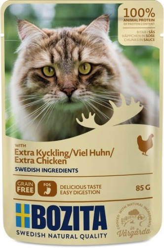 Przejdź do produktu Bozita Cat Kurczak w sosie saszetka 85g - karma mokra dla kota