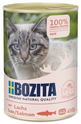 Przejdź do produktu Bozita z Łososiem puszka 400g - karma mokra dla kota