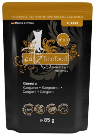 Catz Finefood Pure (Purrrr N.107) Kangur saszetka 85g – monobiałkowa karma mokra dla kota 1
