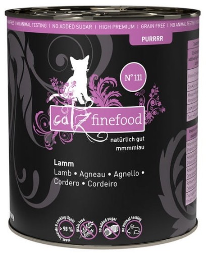 Przejdź do produktu Catz Finefood Purrrr N.111 Jagnięcina puszka 800g - karma mokra dla kota