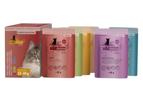 Przejdź do produktu Catz Finefood Classic Collection I saszetki multipack N.03-13 12x85g - karma mokra dla kota