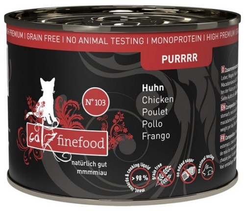 Przejdź do produktu Catz Finefood Purrrr N.103 Drób puszka 200g - karma mokra dla kota